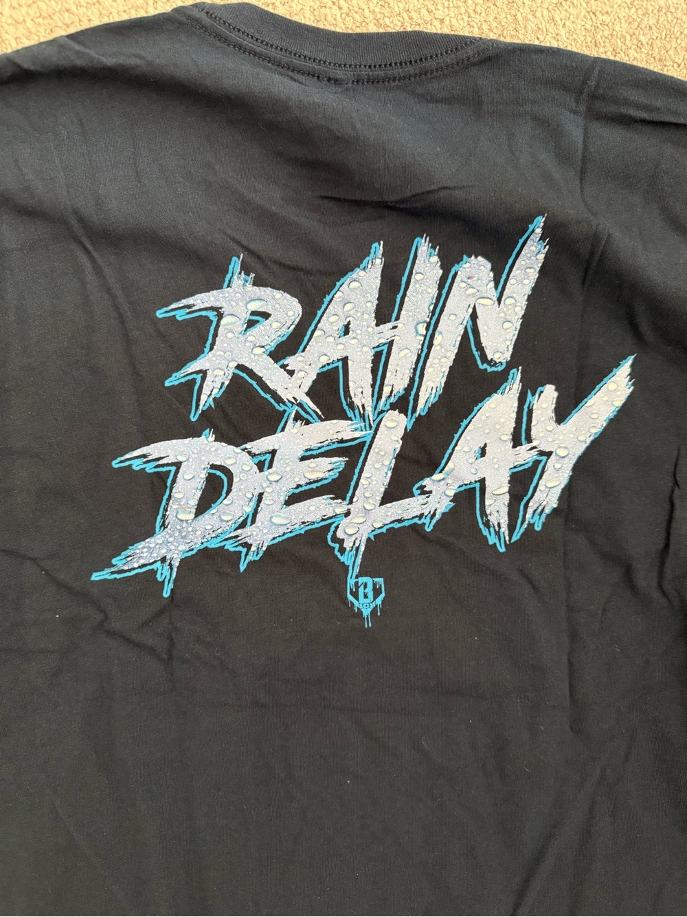 Baseball Lifestyle 101 - Rain Delay Tee - brand new - Navy - M - Picture 4 of 4